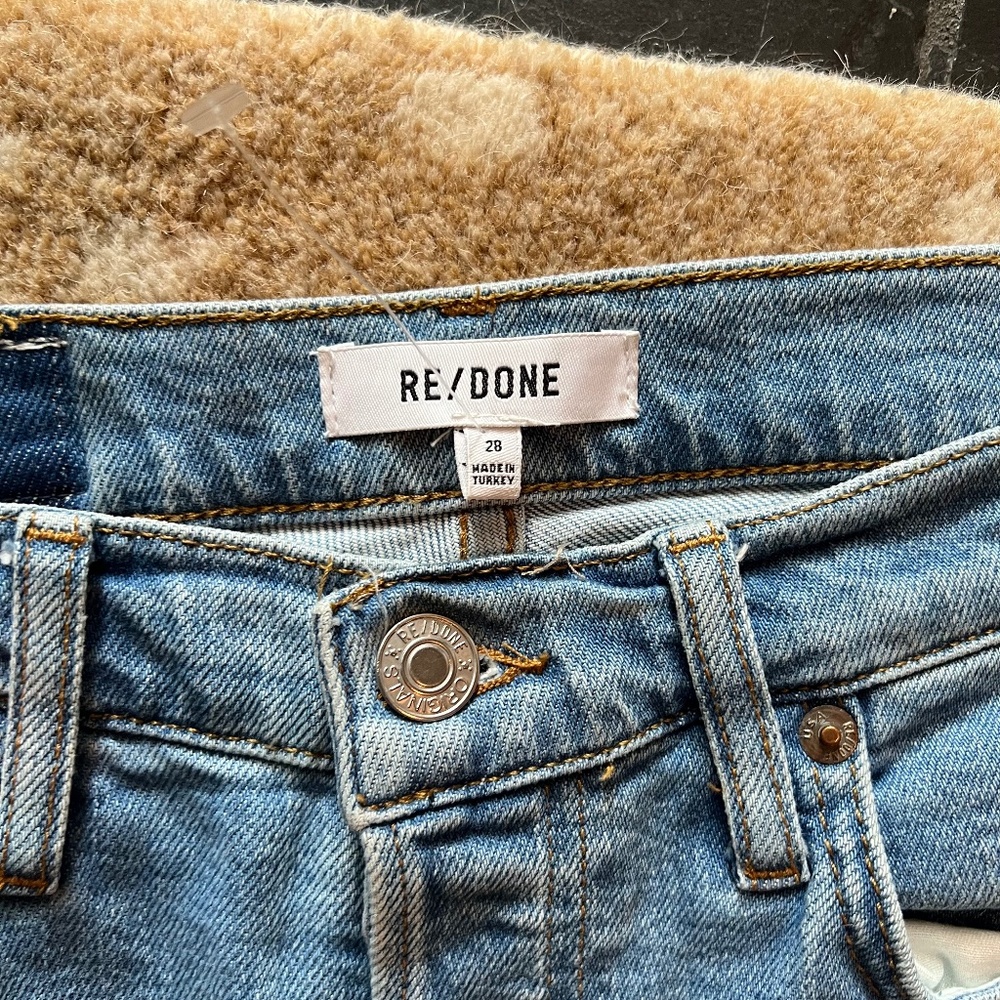 REDONE Highrise Stovepipe Jeans